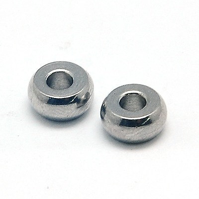 20 Abstandhalter Perlen Edelstahl 6 mm x 3 mm - MT246 - Bild 1 von 1