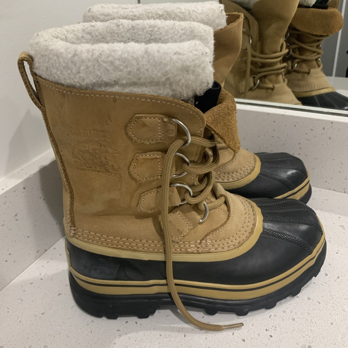 Sorel Caribou Waterproof Pac Boots, color: buff, Caribou™ Men main image 3