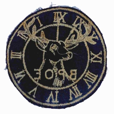Vintage! c1930s Elks Lodge BPOE Abbr. Patch Benevolent Protective Order of Elks