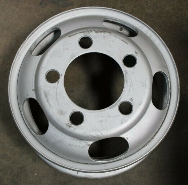 ISUZU NPR FUSO 16X6 16" OEM WHEEL RIM STEEL DUALLY 5 LUG 6 SLOT DUALLY