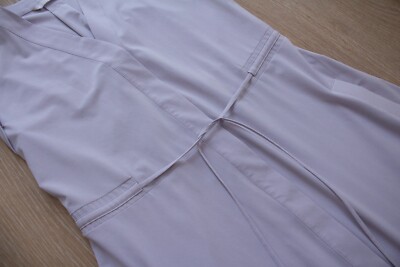 Athleta Mara Maxi Button Down Athleisure Travel Dress Pockets Lilac  Twilight XXS | eBay