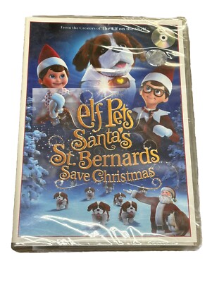 The Elf on the Shelf Santa's St Bernards Save Christmas DVD Brand New Sealed