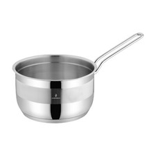 Sofram Stainless Steel Saucepan w/Pour Spout, 0.5-qt Cooking Pot, Small Pot
