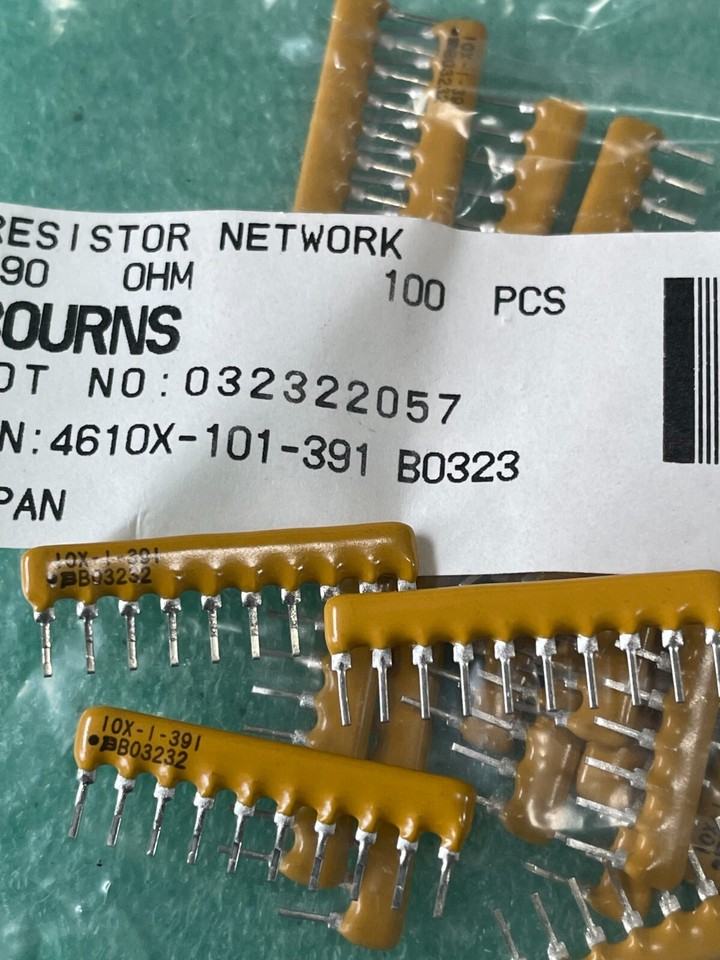 10x 4610X-101-391 390R 2% Resistor Networks & Arrays 10pins 390 Ohms | eBay