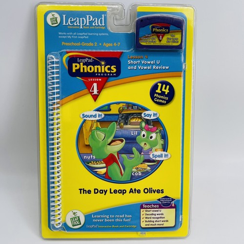 LEAPFROG LEAPPAD PHONICS LESSONS 4-5-6 STEM LEARNING HOME SCHOOL EDUCATION TOOLS - Picture 2 of 7