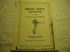 New ListingJohnson Sea Horse Model Lt-37 Dt-37 Lt-38 Dt-38 outboard motor parts catalog