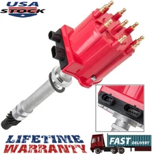 Ignition Distributor w/Cap and Rotor For Chevy GMC C/K Van Camaro 5.0L 5.7L 7.4L