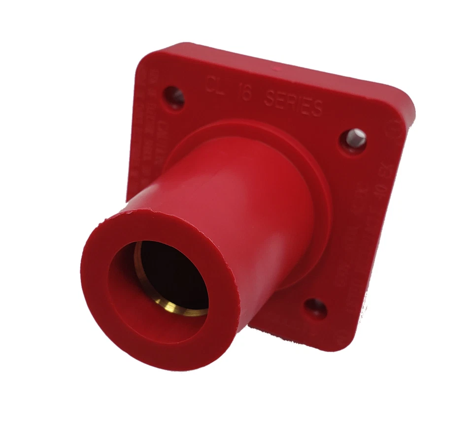CL40FRSB-C Panel Mount, 400A 600V, 1-1/4" threaded stud, Female - Red (C) - Image 2 of 3