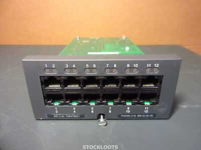 AVAYAS DS (1-6) 700476021 Combi BRI Card PULLED FROM AVAYA IP OFFICE 500 V2