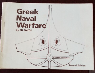 Greek Naval Warfare London Wargames Section rules, maps and seven ships 