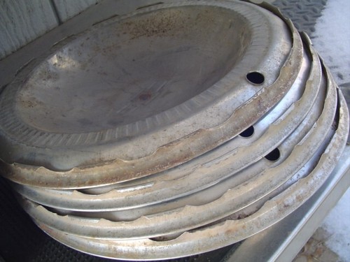 FOUR VINTAGE 1953 53 CHEVROLET CHEVY IMPALA BEL AIR NOMAD WHEEL COVERS HUBCAPS - Picture 14 of 14
