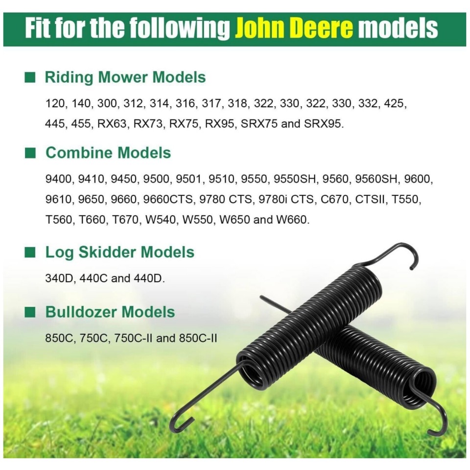 For John DeereOriginal Extension Mower Deck Idler Tightener Spring