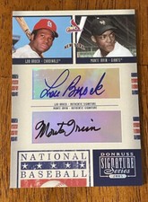 2005 Donruss Signature Quad Auto Brock Irvin Kiner Williams HOF-74 WOW!!