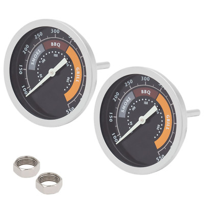 Grill Thermometer Temperature Gauge 2 Pcs 3Inch Replacement Parts for Char-Broil