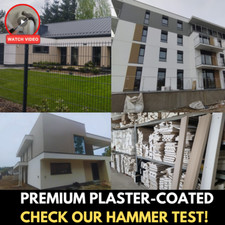 Wall Slatted 3D EPS Wall Panel Cladding Insulation Slat Interior & Exterior - 2M