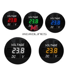 DC 12V-24V LED Panel Digital Voltage Volt Meter Display Voltmeter Motorcycle Car