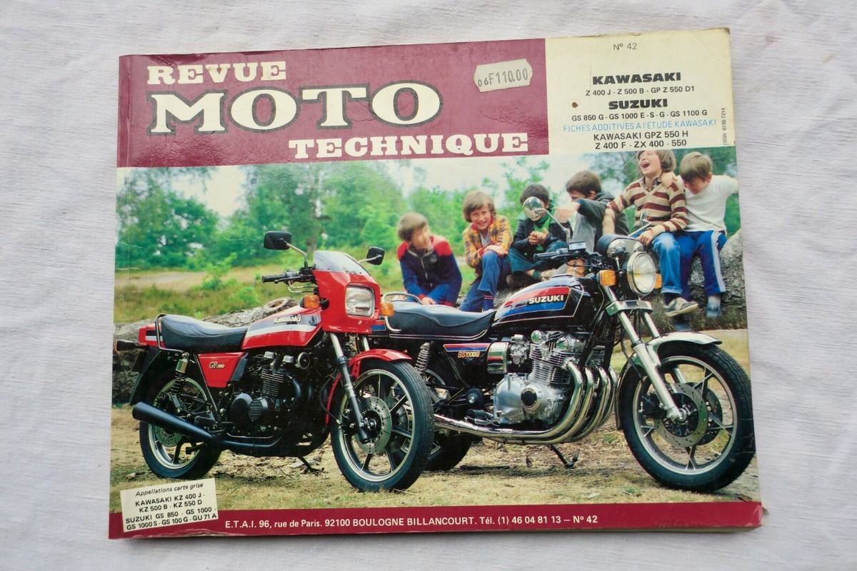 Kawasaki Magazine Motorcycle Technical, 42, Z 400 J, 500 B, Gp - Main Image