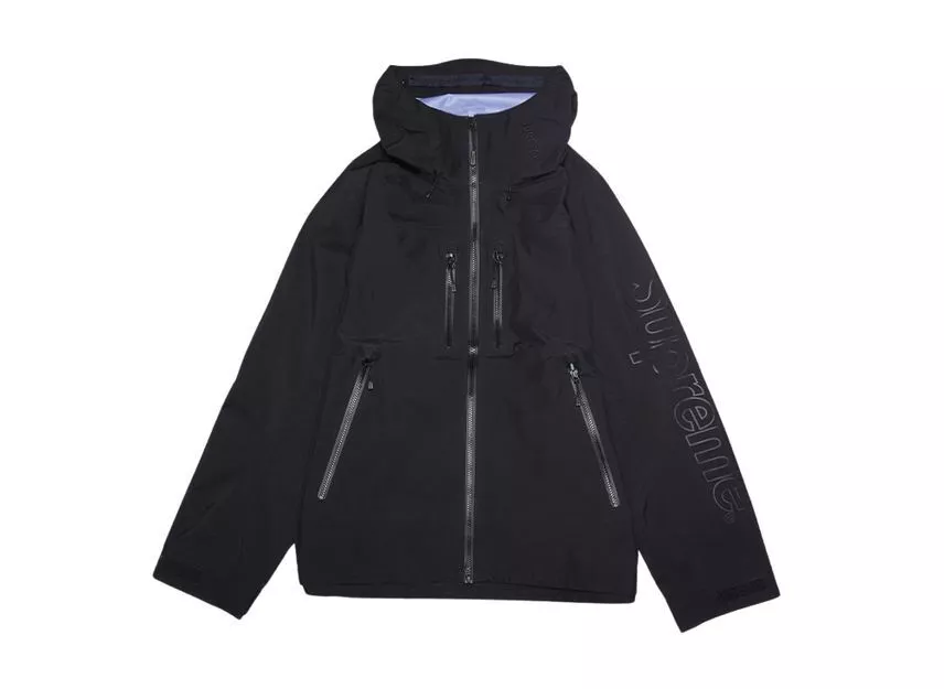 Veste coquille à couture collée Supreme GORE TEX noir