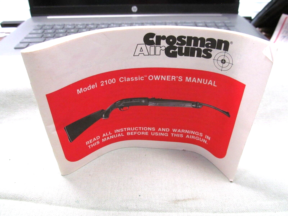 Crosman Air Guns Model 2100 Classic Owner's Manual English
