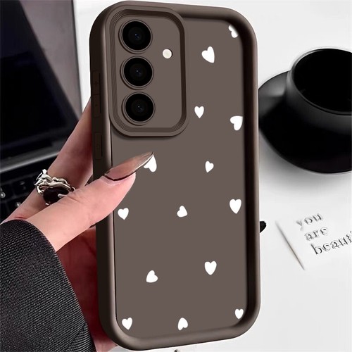 Heart Phone Case For Smausng S25 Ultra S24FE S23 S22 A16 A15 Silicone Case Cover - Photo 12 sur 22