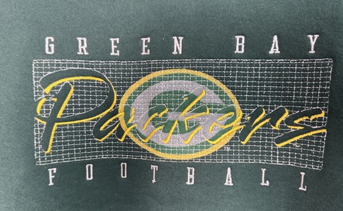 Vintage 90s Green Bay Packers Unisex NFL Pullover Embroidered Sweatshirt, Medium - Picture 2 of 7