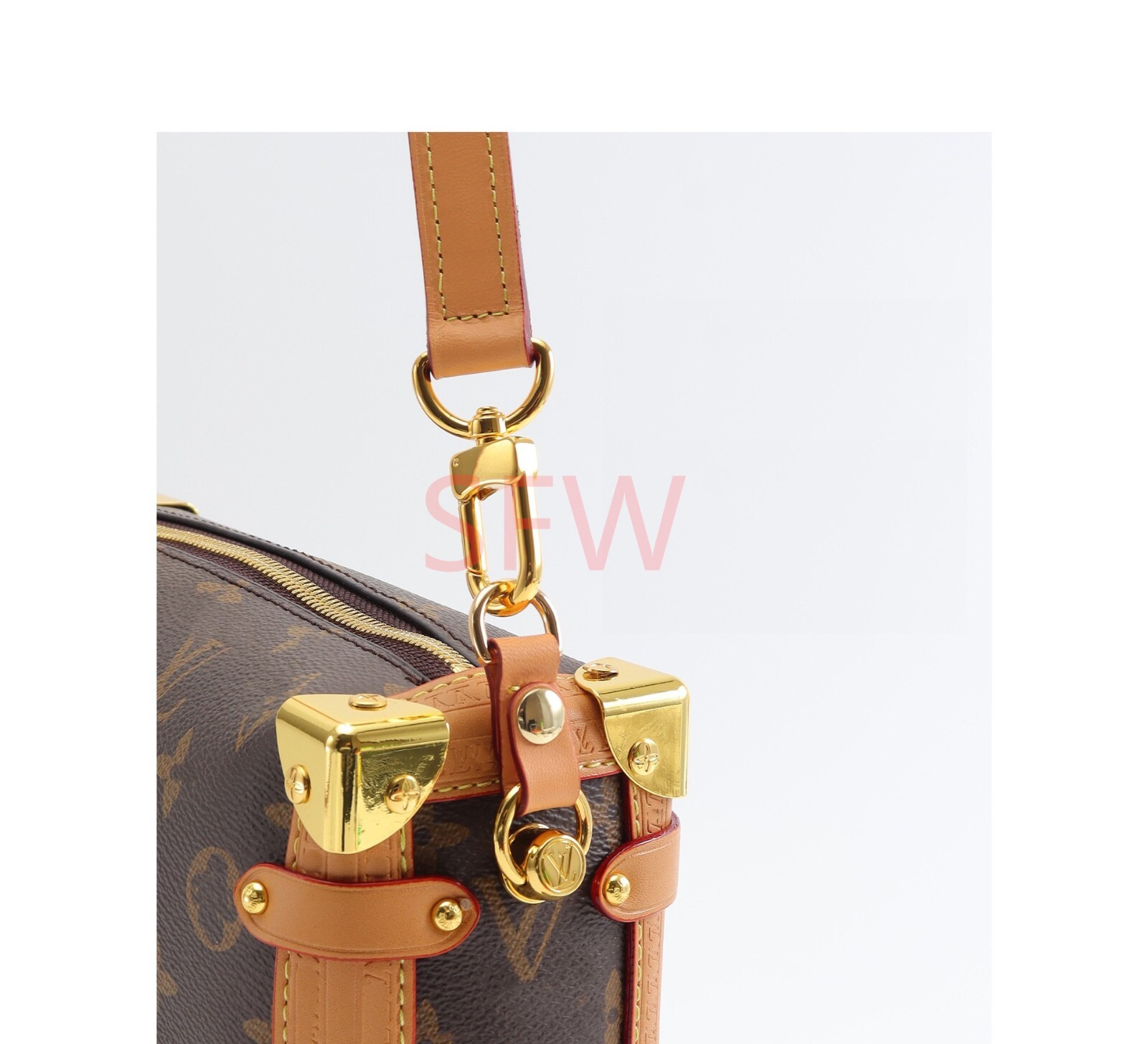 Vachetta Leather Replacement Shoulder / Extend Strap For Fits LV Sidetrunk image 8