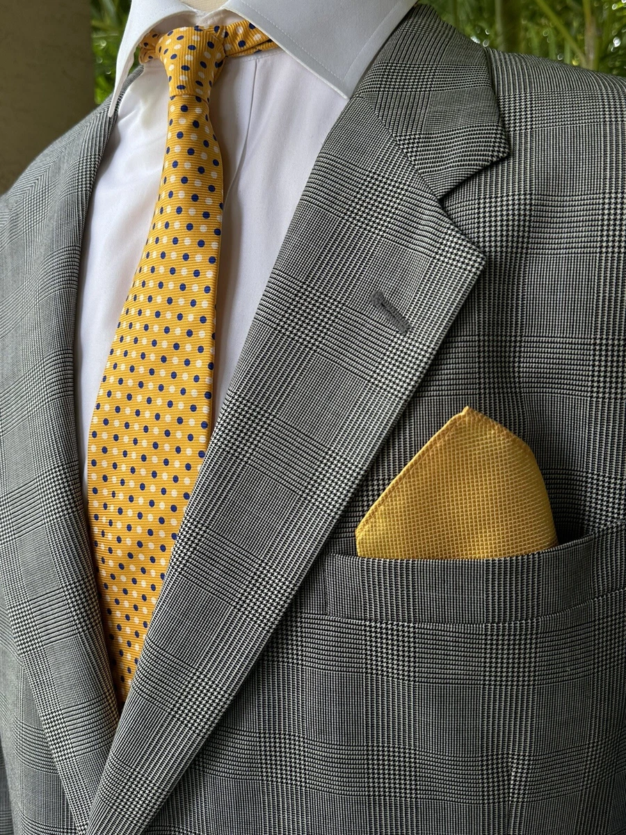 TOM JAMES MENS BLAZER SIZE 46 LONG SUIT JACKET BESPOKE PRINCE OF