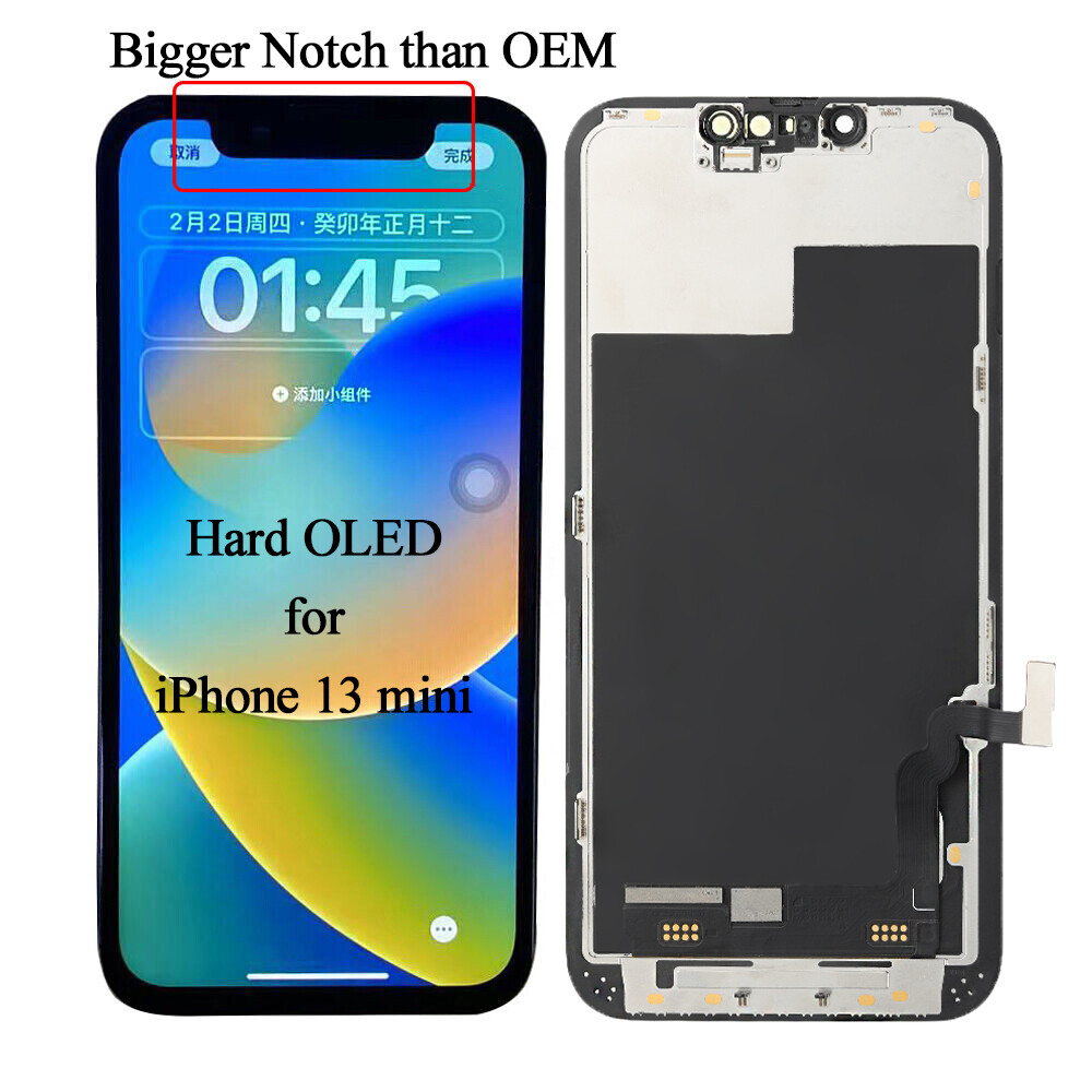 Hard OLED For iPhone 13 Mini LCD Display Touch Screen