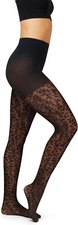 NEW Hanes EcoSmart Top Tights Animal pattern Sheer Control Top Recycled S