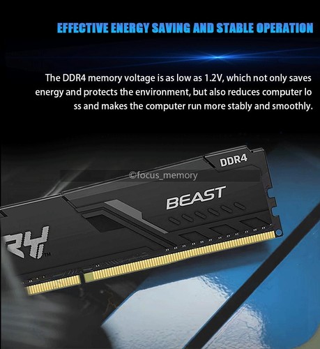 16 GB 32 GB DDR4 Gaming Memory 2400 2666 3200 3600 MHz 288pin DIMM For Desktop - Picture 6 of 11