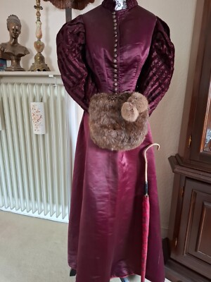 Antique Victorian Gown with Gigot Sleeves