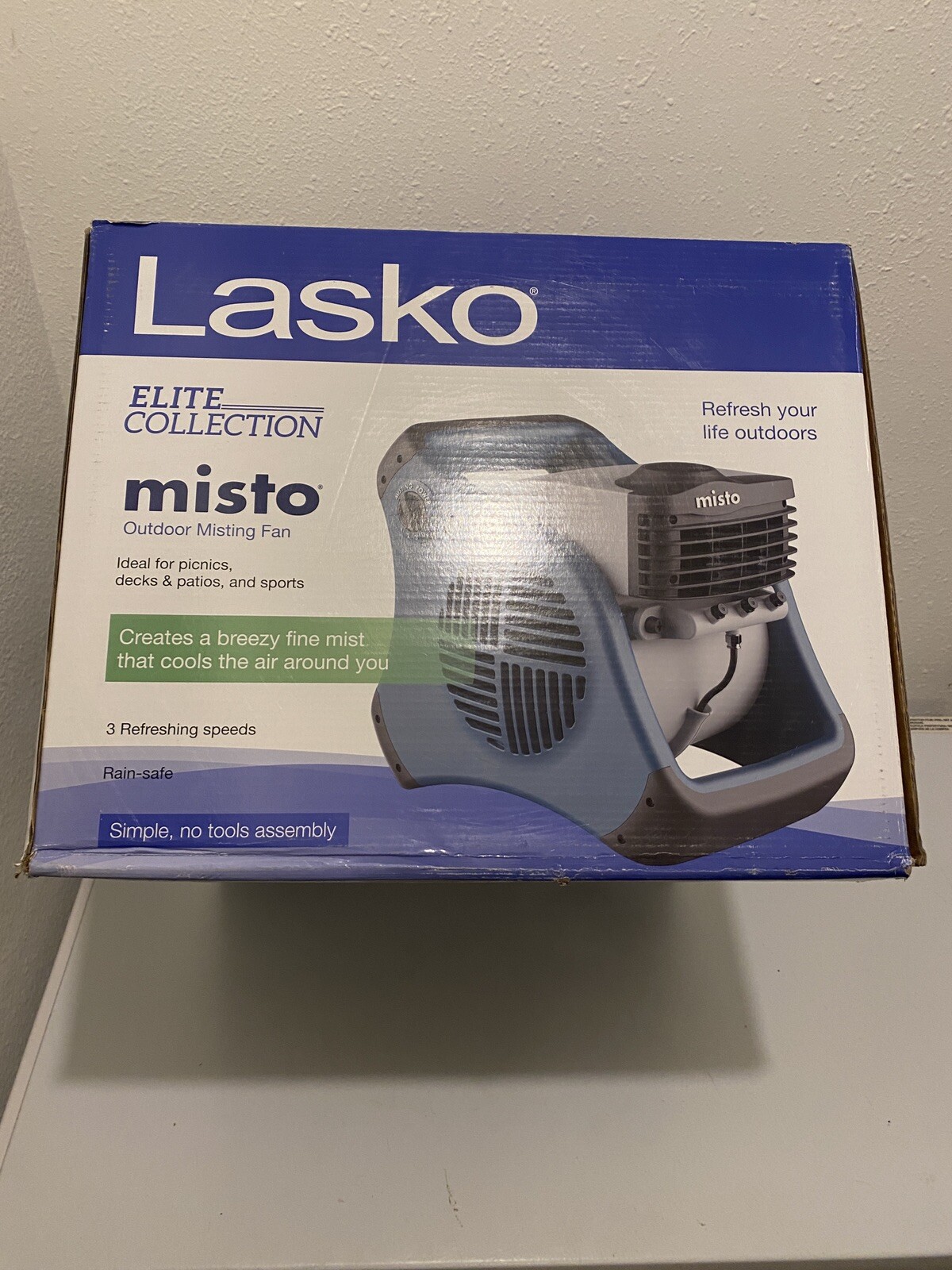 Lasko 7054 Misto Outdoor Misting Fan *BRAND NEW* eBay
