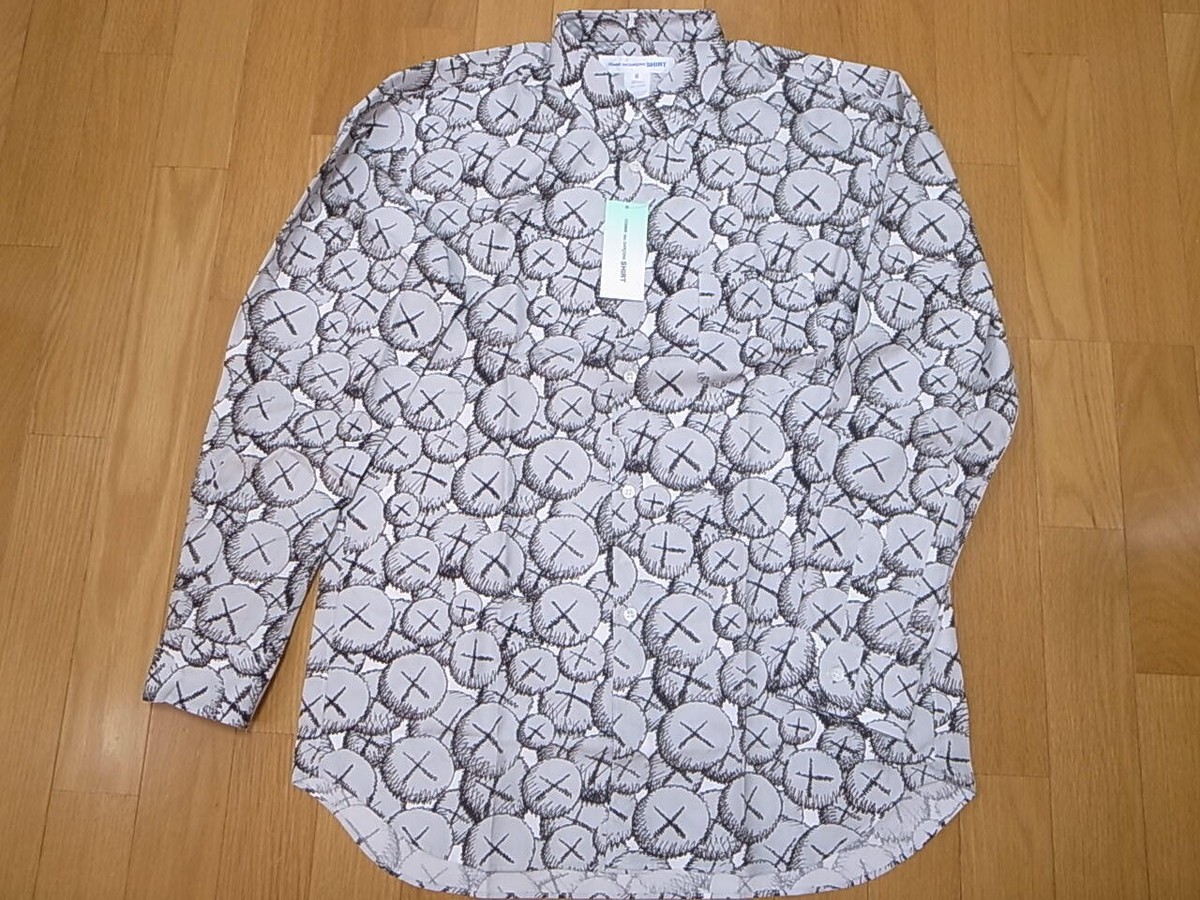 KAWS x COMME des GARCONS SHIRT EYE PRINT SHIRT CDG FH-B027 size M