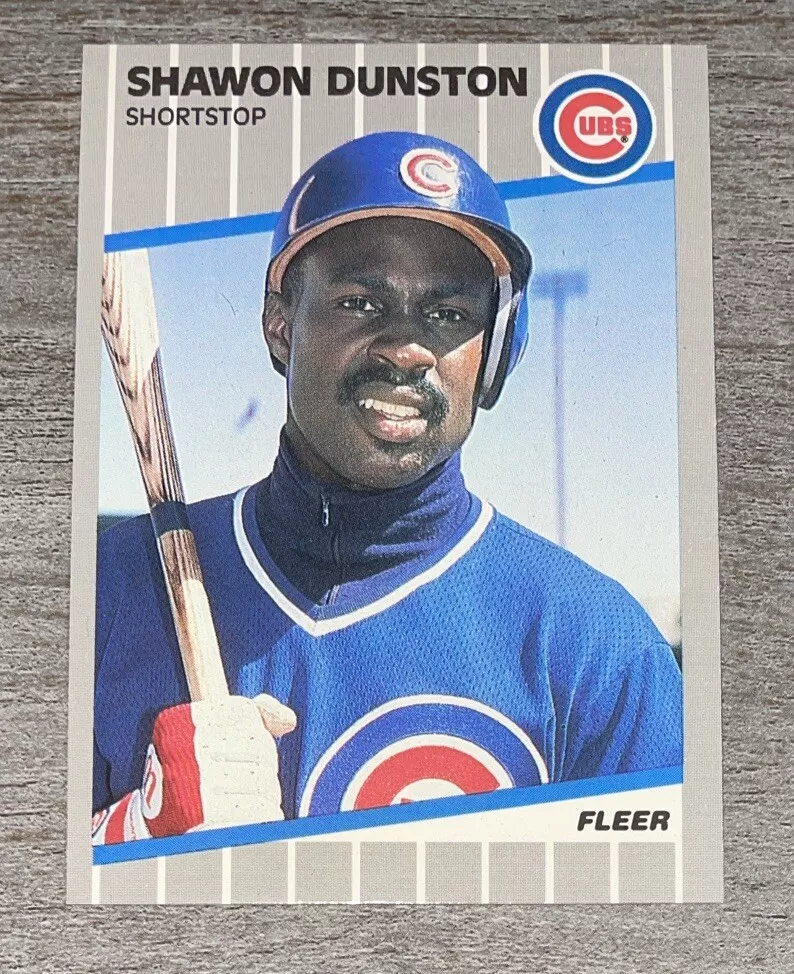 Shawon Dunston trading card