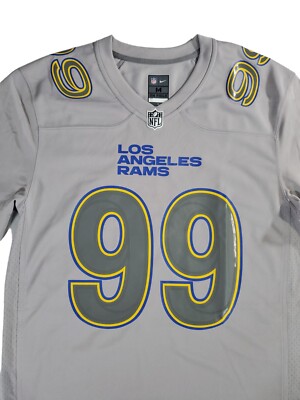 Nike Los Angeles Rams Aaron Donald Atmosphere Grey Jersey Men's