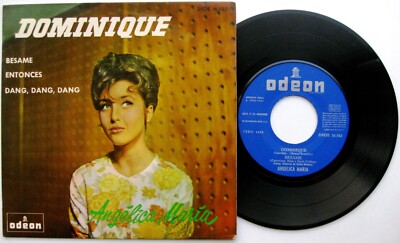 ANGELICA MARIA Dominique +3 - 7'' EP Odeon 1964 Spain Spanish LATIN MEXICO