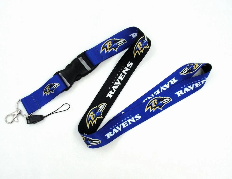 NFL Lanyard 22" Quick Release & Breakaway Clasp 32 Teams Badge Holder Keychain - Image 3 of 4