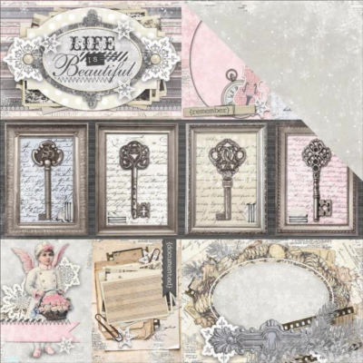 BoBunny 12x12 papel Scrapbooking Pequeño Monstruo Colección curiosidad X 2 Hojas