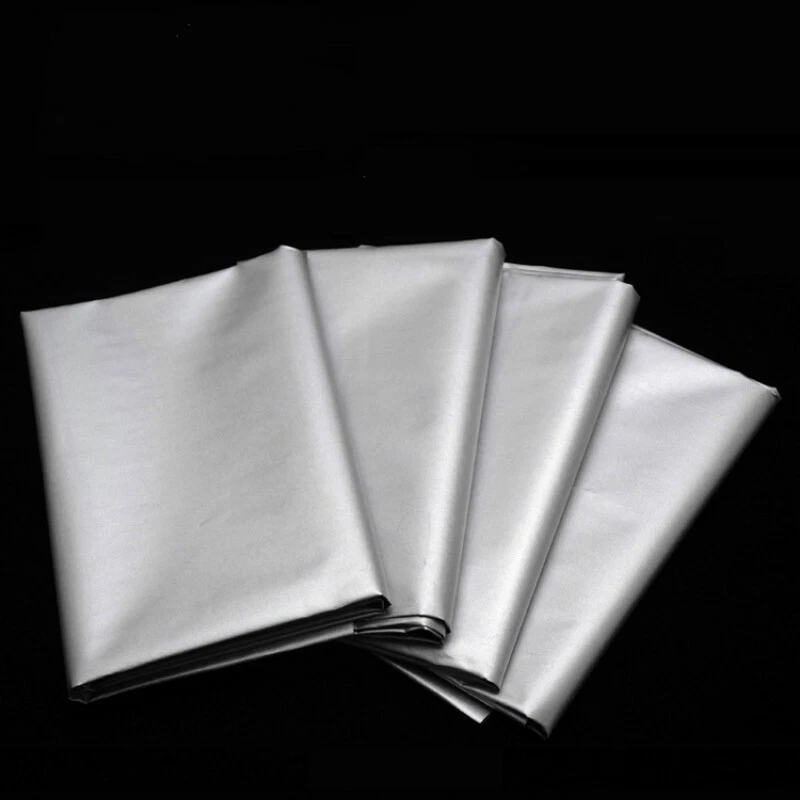 Window Blackout Curtain Linings Fabric Thermal Insulation Silver Ready Made Home - Image 3 of 4