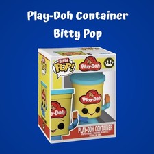 Minifigura Play-Doh Contenedor Funko Bitty Pop Juguetes Retro
