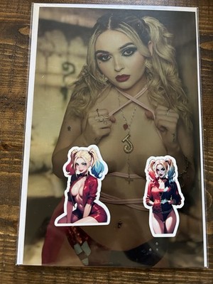 Rope Play 1 Roleplay METAL Katie Baker Topless Harley Cosplay Calcha Comics
