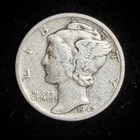 90% Silver - 1942 Mercury Dime Circulated - 06-68
