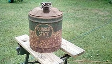 Vintage Quaker State 5 Gallon Motor Oil Can