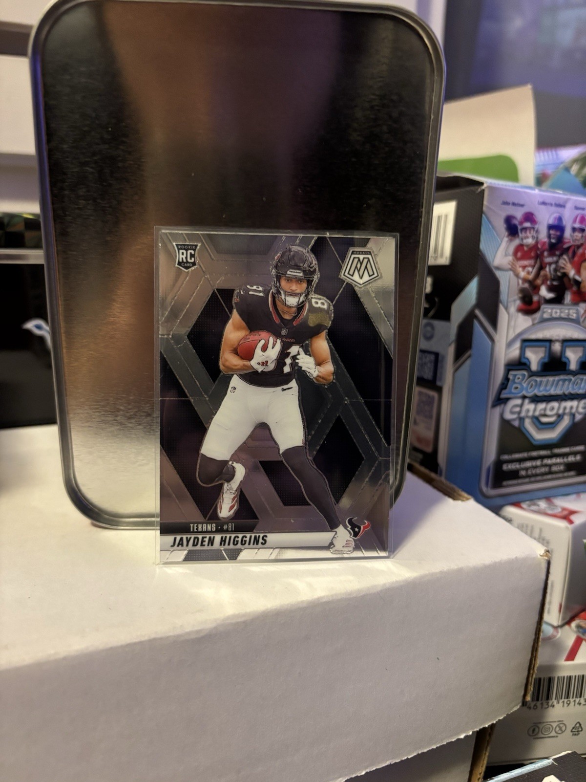 2025 Panini Mosaic Jayden Higgins Rookie RC #346 Houston Texans