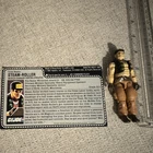 1988 GI Joe Steam-Roller v1 w/ File Card EOD Hat Hasbro ARAH Vintage