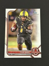 2022 Bowman University Tyler Badie 1st Bowman #80 Missouri Tigers (W)