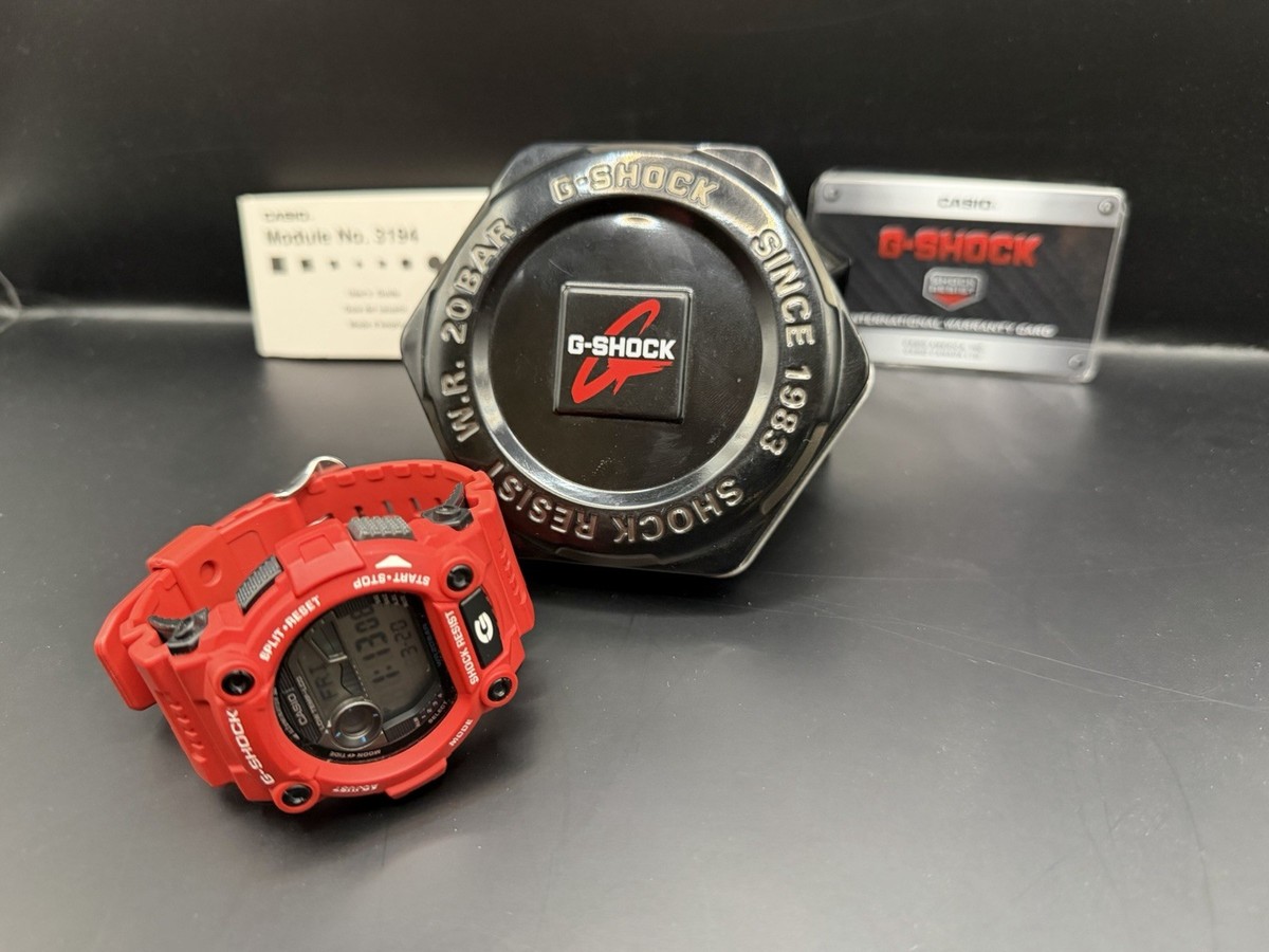 Casio G-Shock 3194 G-7900A Red Watch | eBay