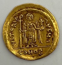 602-610 AD Byzantine Empire Phocas AV Solidus Constantinople 4.45g S-620 Gold