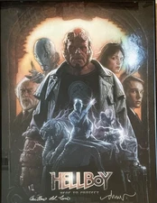 Hellboy Movie Poster Signed Guillermo Del Toro, Drew Struzan 041/100