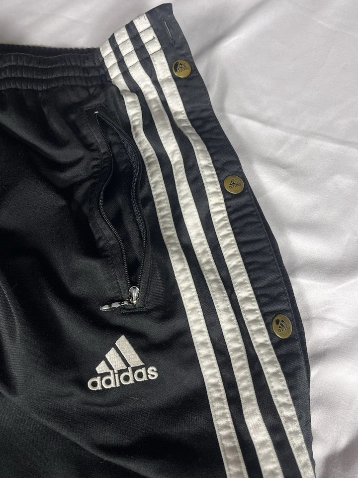 Pantalones de pista Adidas Tear Away holgados talla Y2K para hombre GRANDES Foto 3 de 4